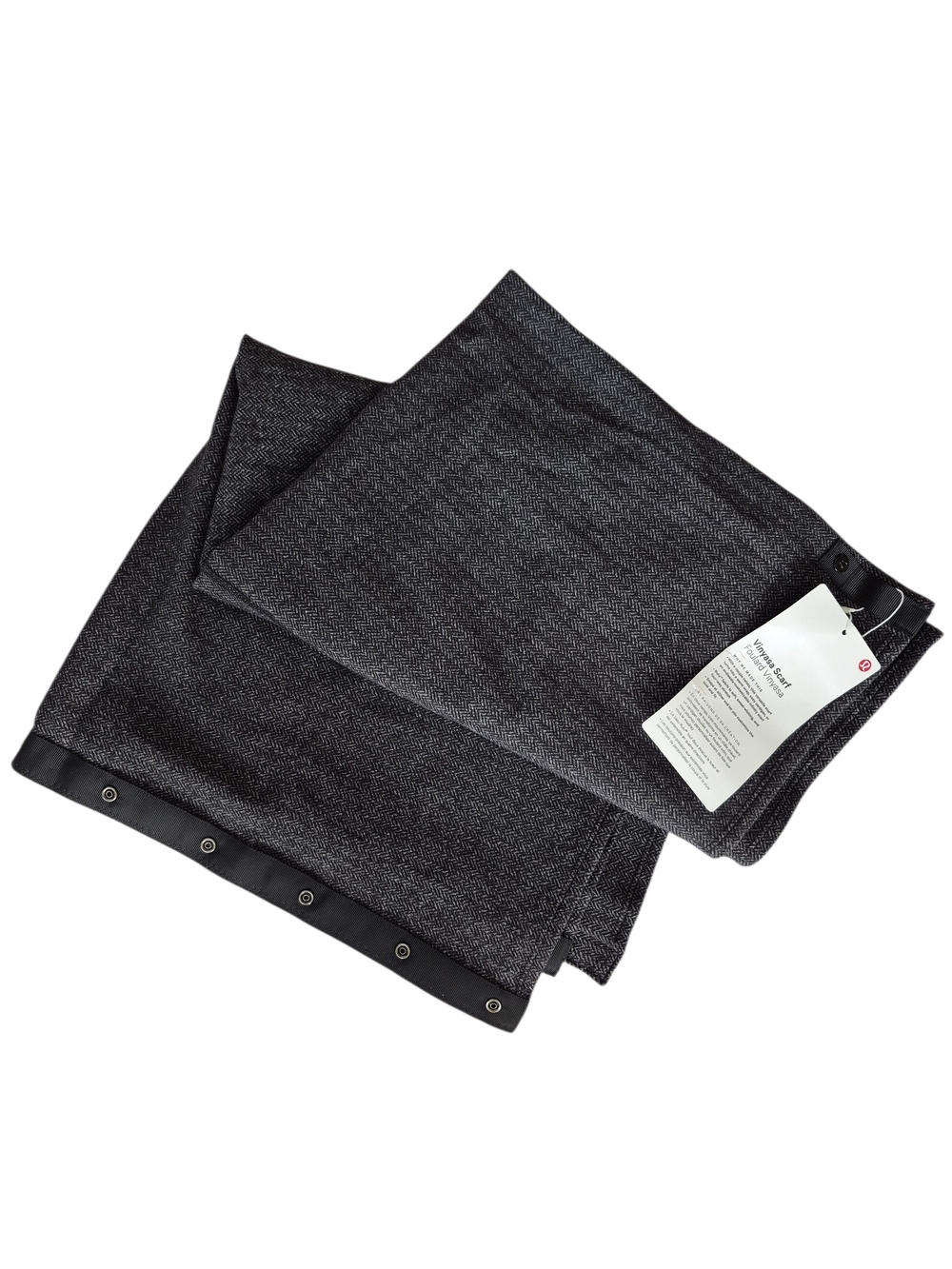 Lululemon Vinyasa Rulu Wrap Black Herringbone